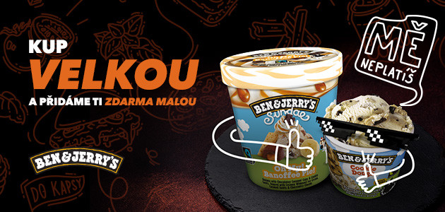 1 + 1 na Ben & Jerry´s