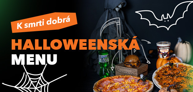 K smrti dobrá Halloween menu