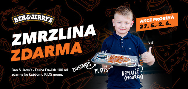 Zmrzlina jako dárek k dětskému menu
