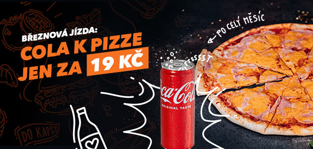 Březnová jízda: Coca-Cola jen za 19 Kč