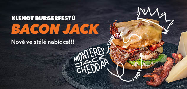 Nový burgerový klenot Bacon Jack