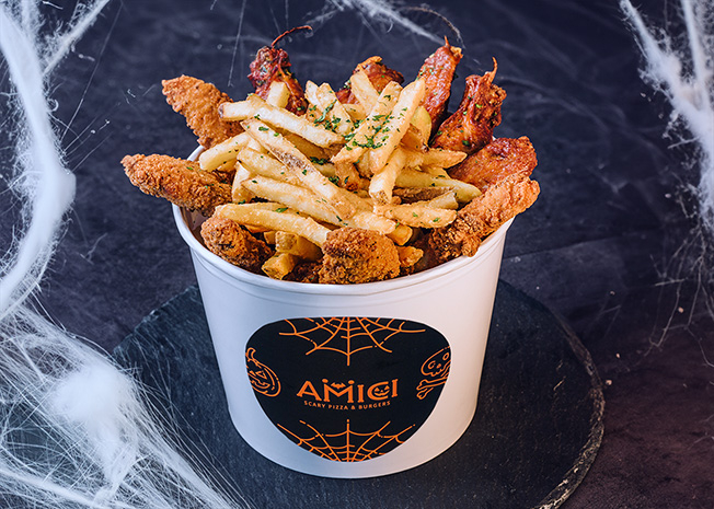Chicken Wings and Strips combo