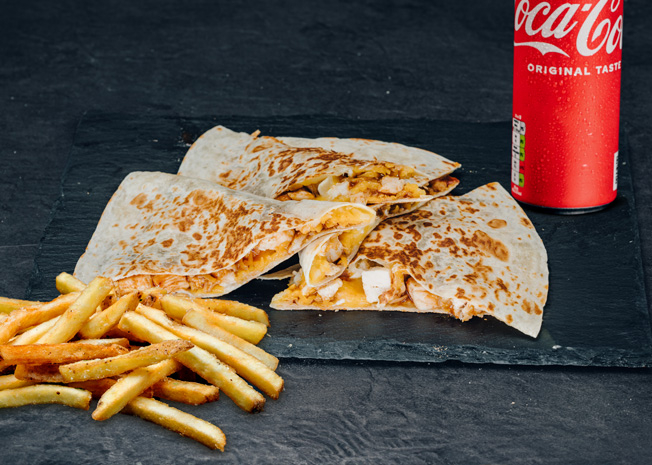 Strips Quesadilla Menu