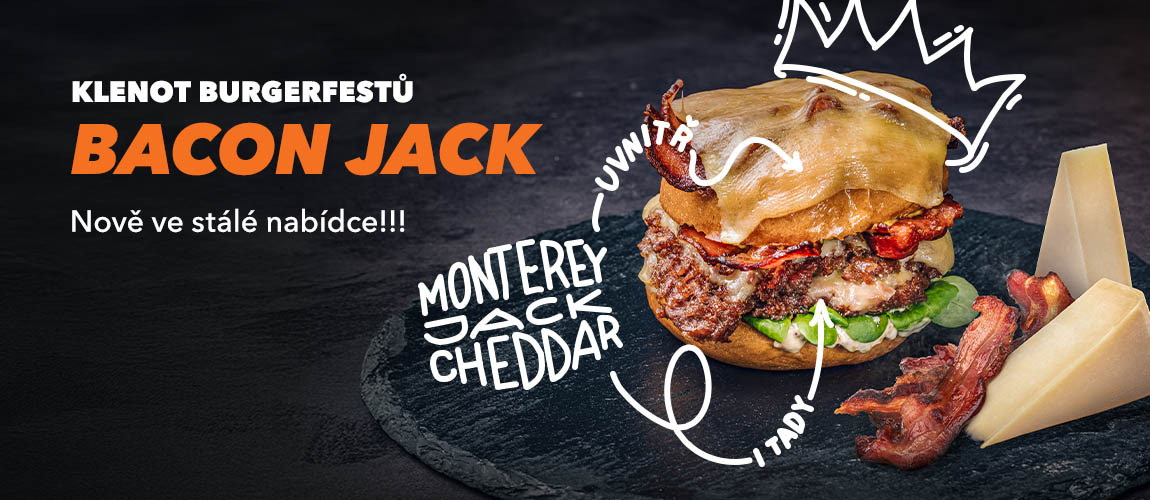 Nový burgerový klenot Bacon Jack