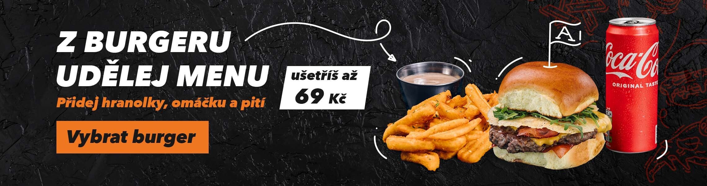 Z burgeru udělej menu