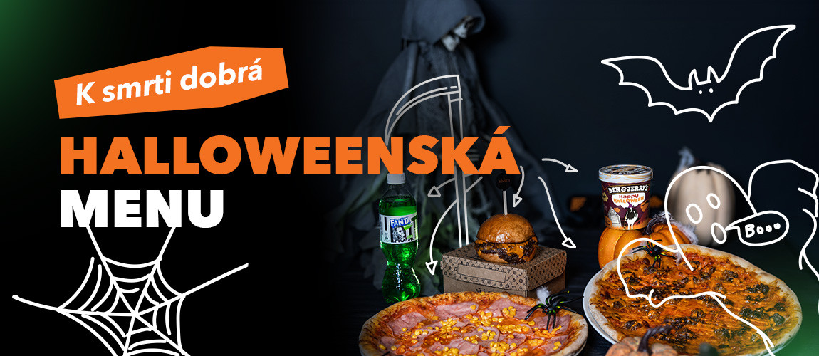 K smrti dobrá Halloweenská menu