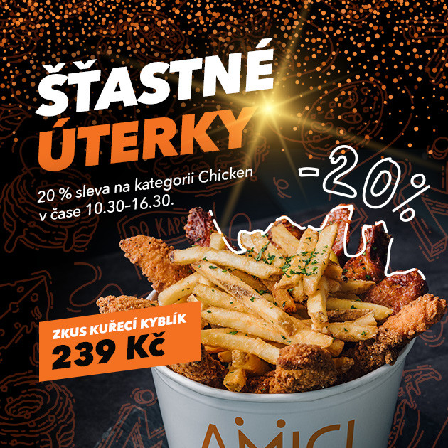 Šťastné úterky s Amici!