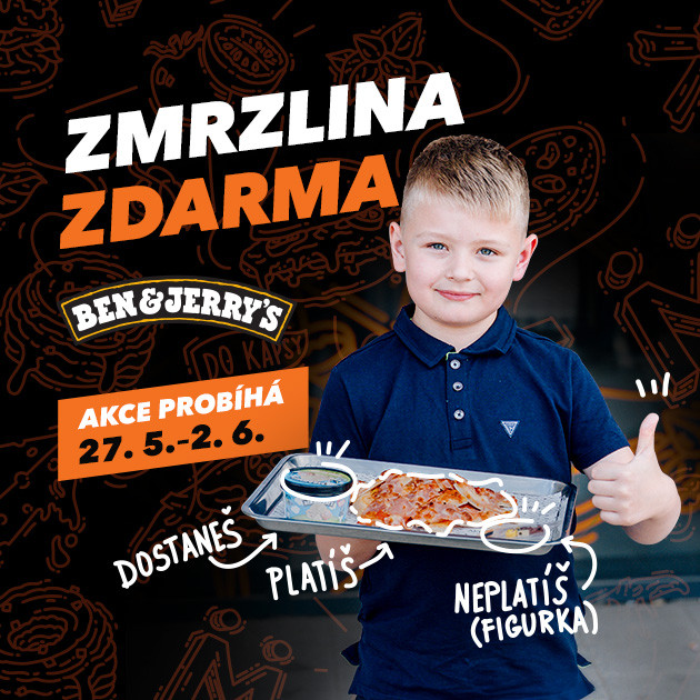 Zmrzlina jako dárek k dětskému menu