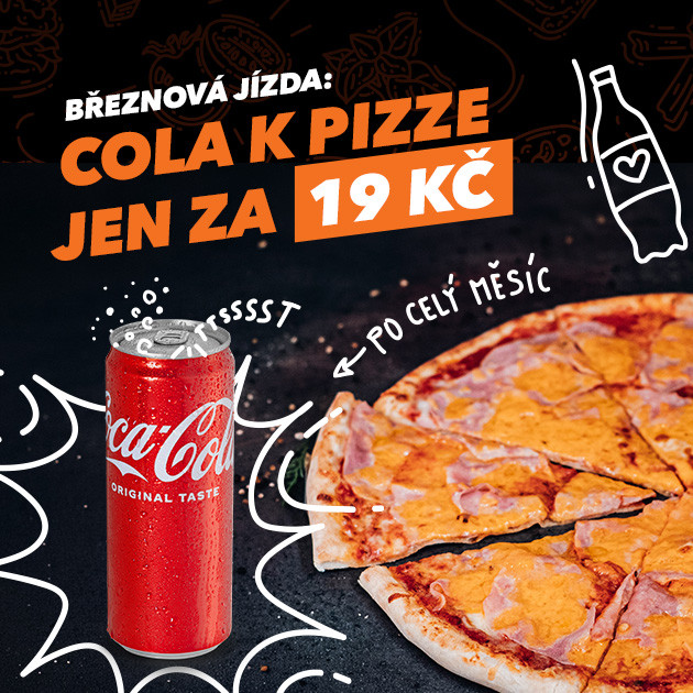 Březnová jízda: Coca-Cola jen za 19 Kč