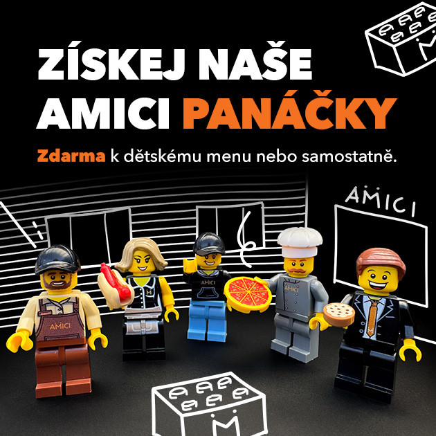 Poznej naše Amici panáčky