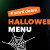 K smrti dobrá Halloweenská menu