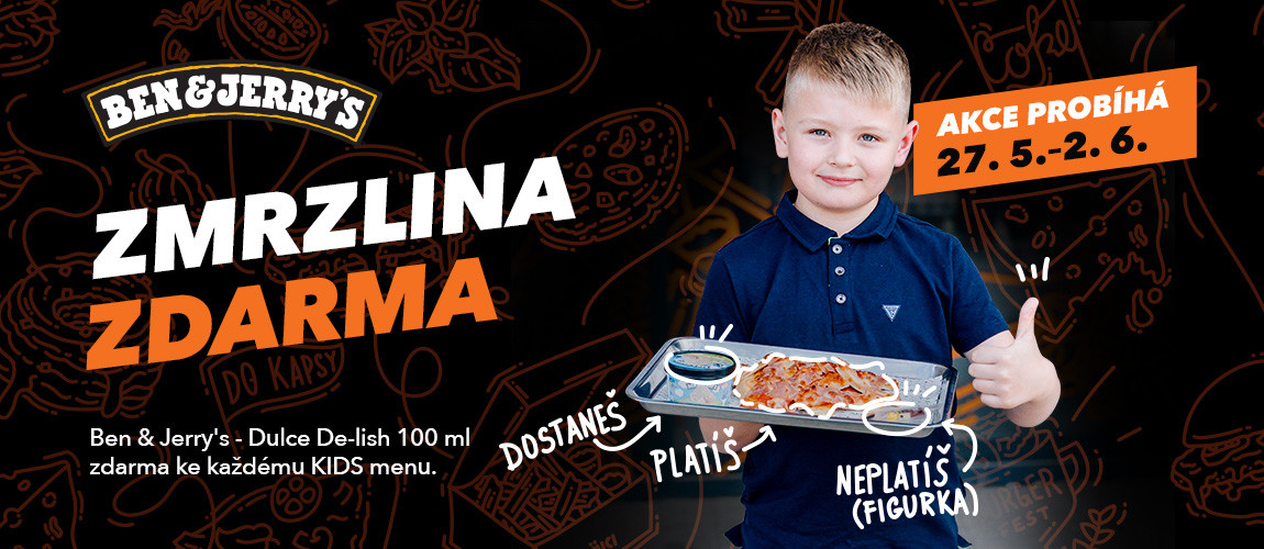 Zmrzlina jako dárek k dětskému menu